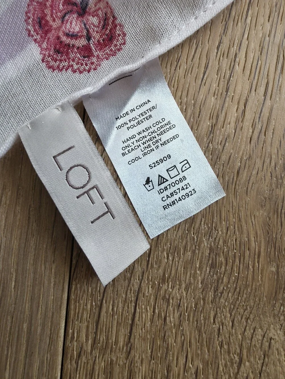 Ann Taylor Loft Floral Scarf